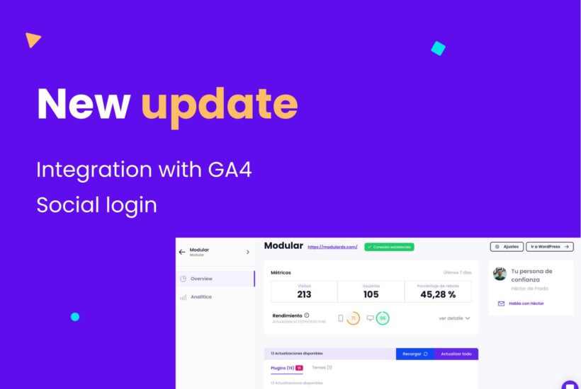 Modular update July 2022_ Integration of Analytics and social login