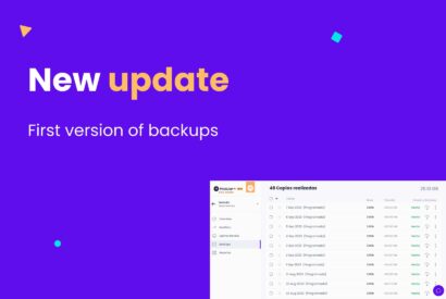 Modular Update November 2022: Backups