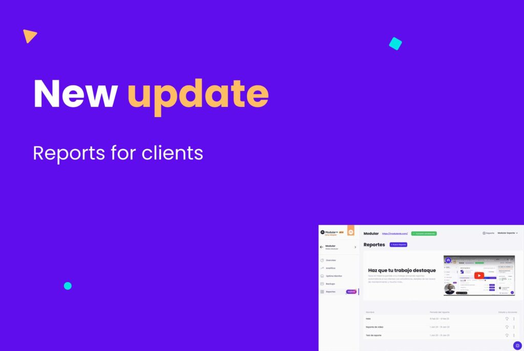 Report Module Mobile Modular Update February 2023: Reports | Modular DS
