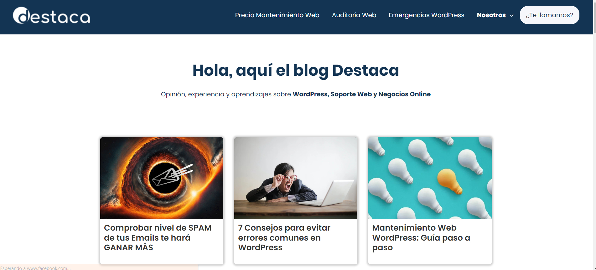 Destaca Mejores Blogs WordPress Espana Modular