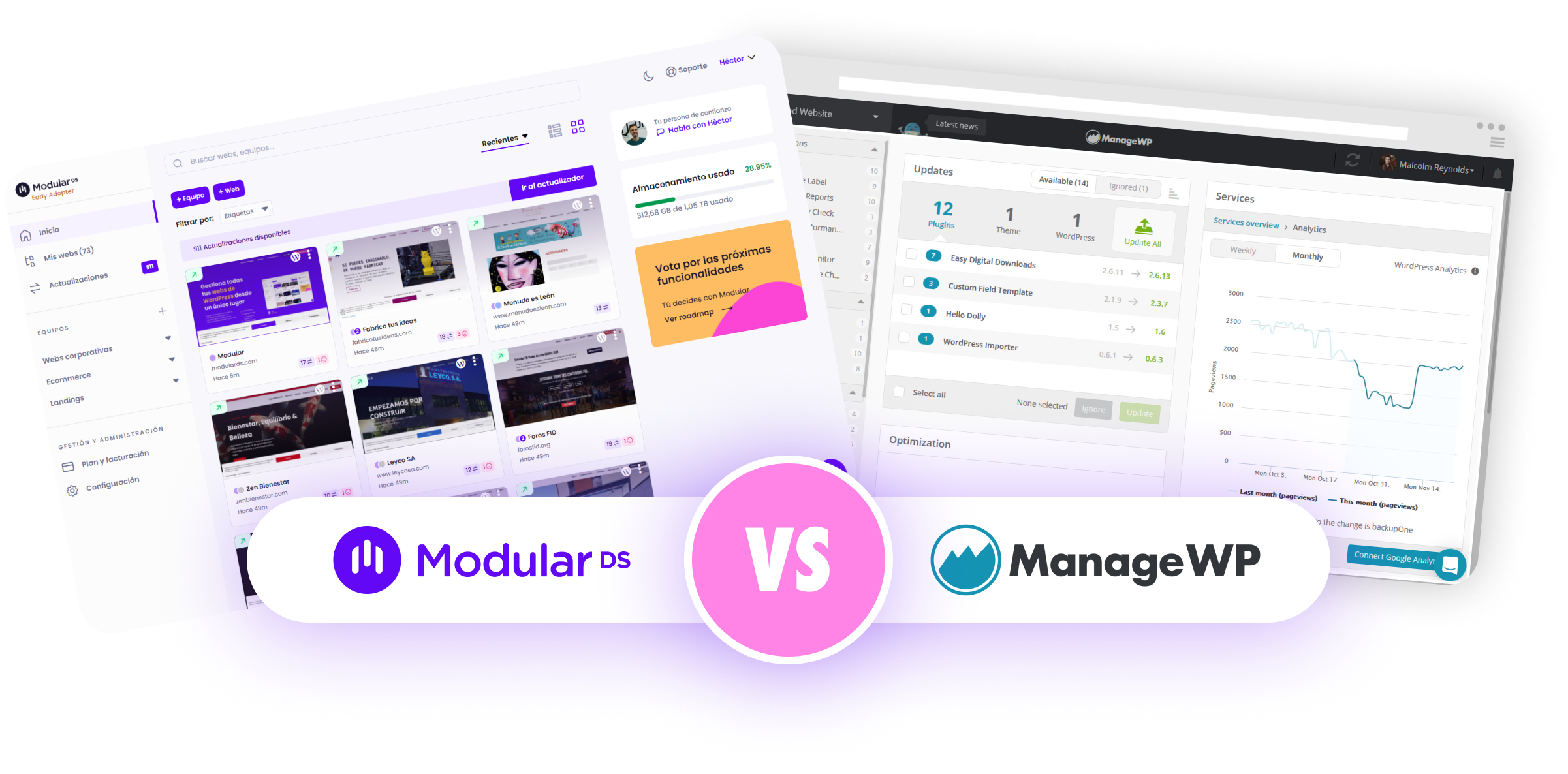 Modular Manage WP Español Alternativas