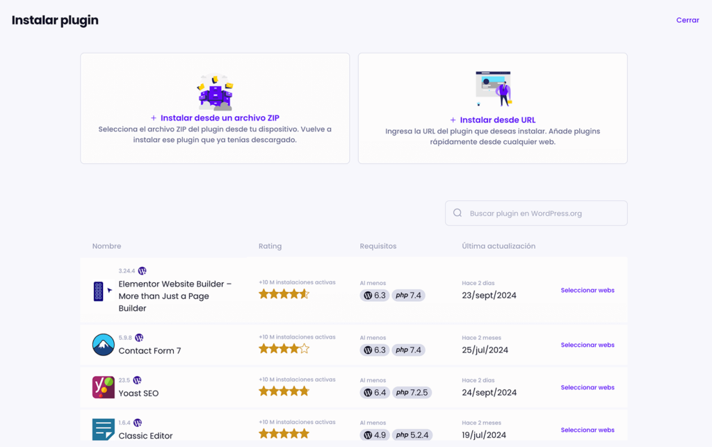 Actualización septiembre de 2024: Gestión avanzada de plugins y temas ...