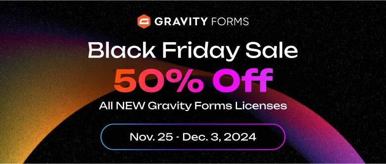 Gravity Forms Modular Deals Black Friday