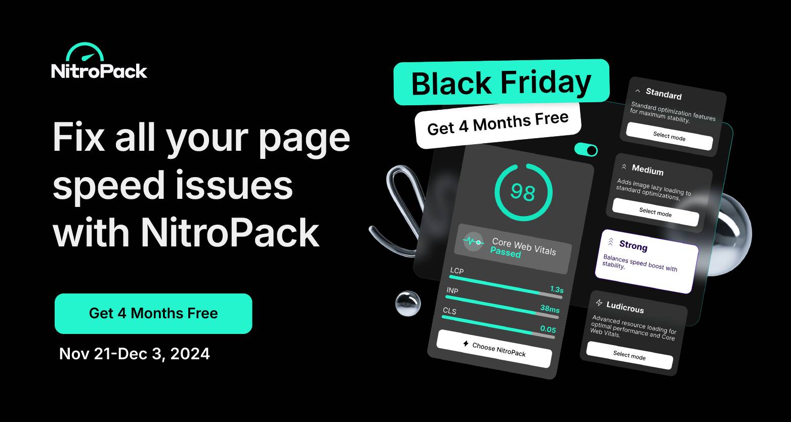 NitroPack Offer Black Friday Deals WordPress