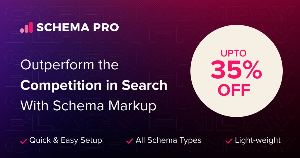 Schema Pro Modular Black Friday