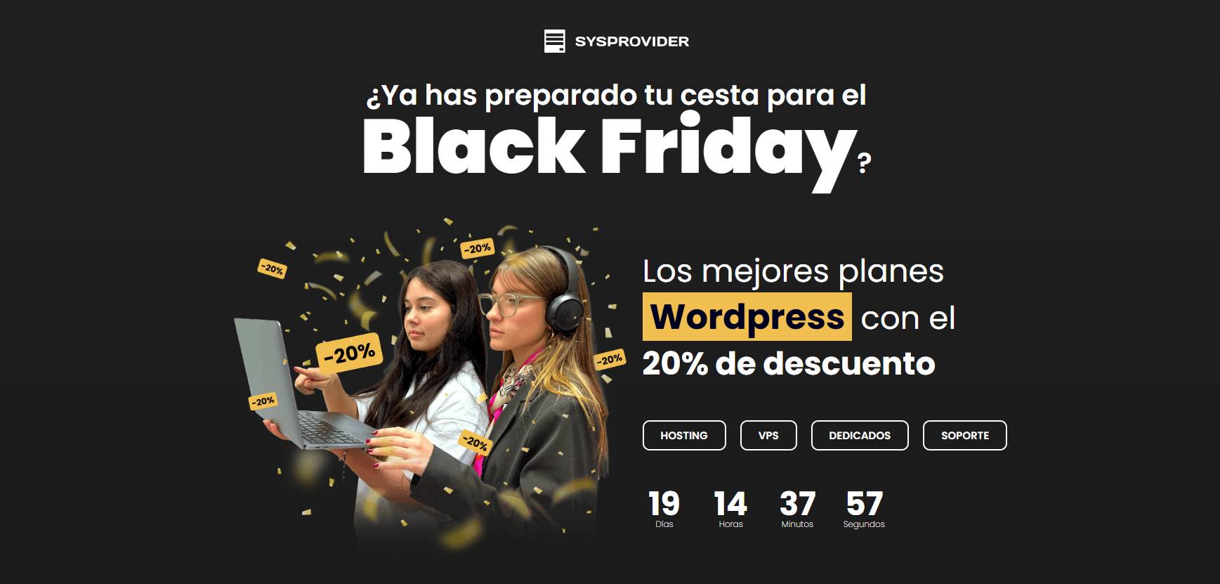 Sysprovider Black Friday Deal Modular WordPress