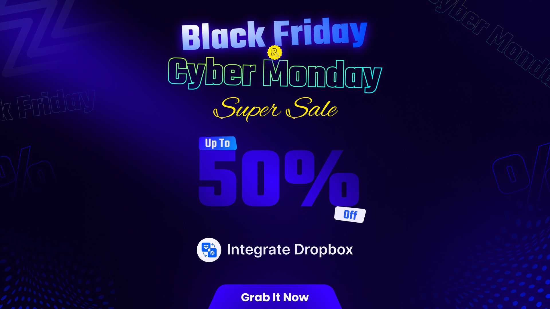 WordPress Theme Black Friday Deals For Integrate dropbox