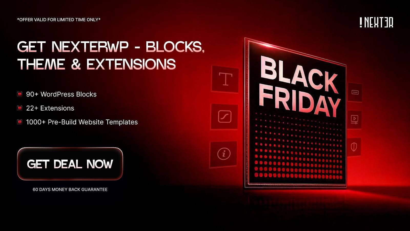 nexterWP modular ds black friday