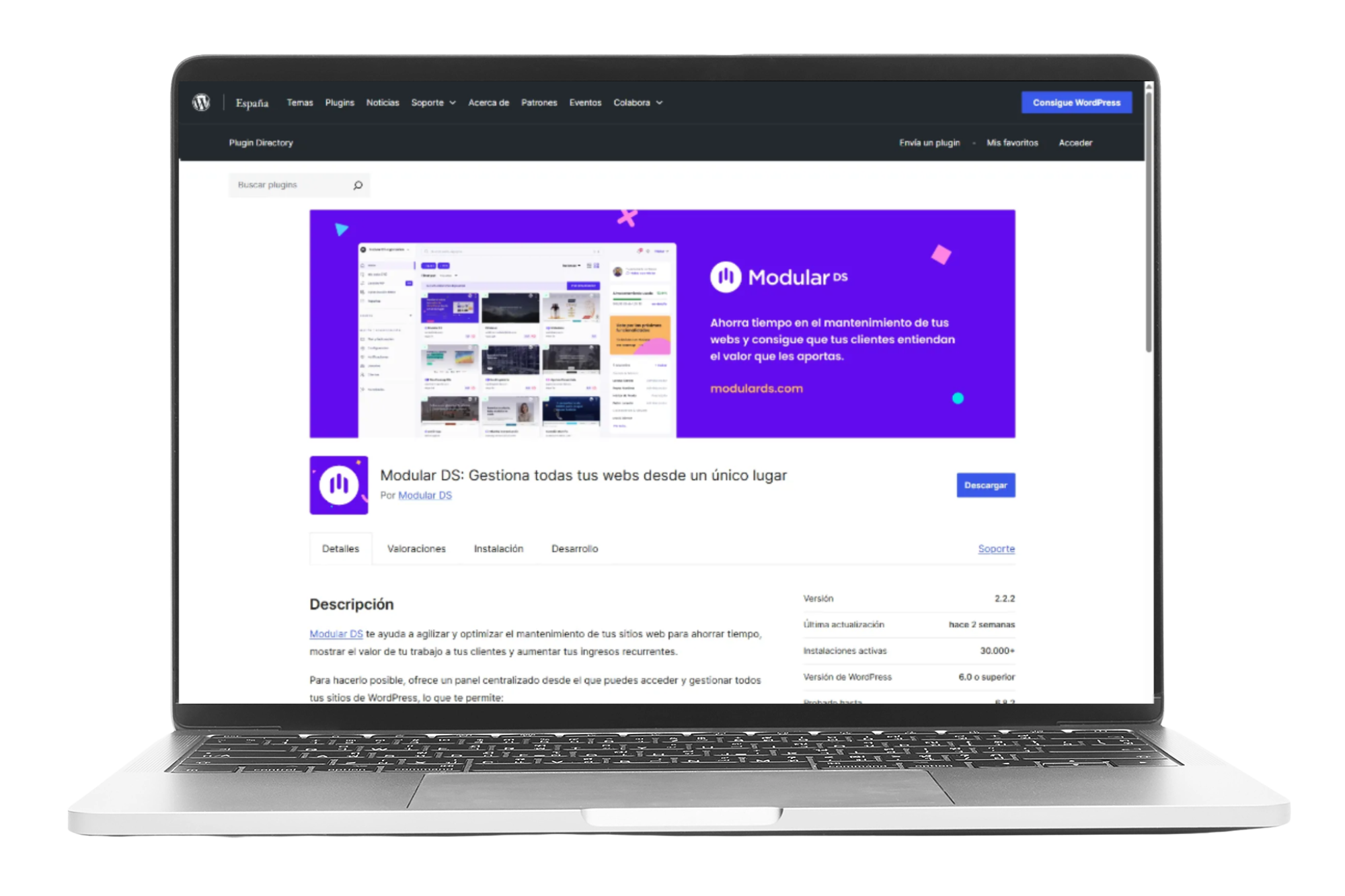Repositorio modular ds esp web