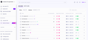 Captura de pantalla del nuevo dashboard del add-on de seguridad Patch & Protect.